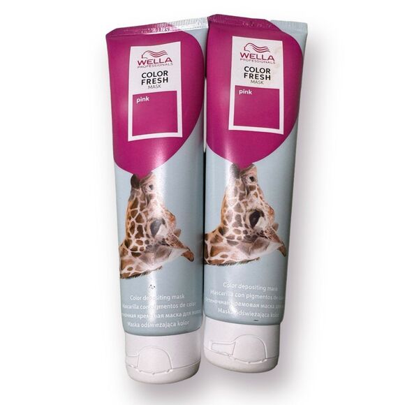 Wella Color Fresh Color Depositing Mask Pink 150mL Temp Color Set of‎ 2 - Picture 1 of 4